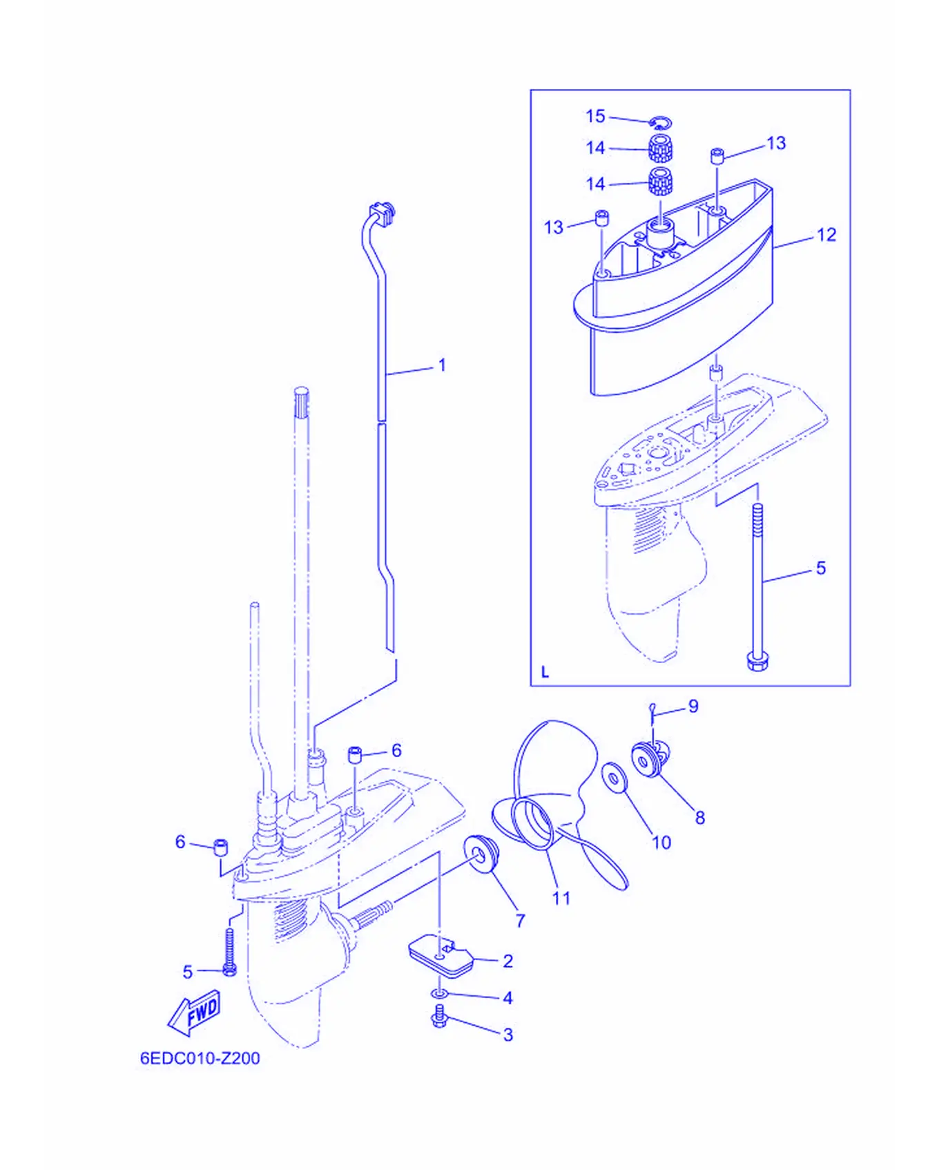 ロワーケーシング & ドライブ 2爆炸图